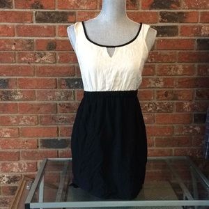 Jaloux Two Toned Knee Length Dress